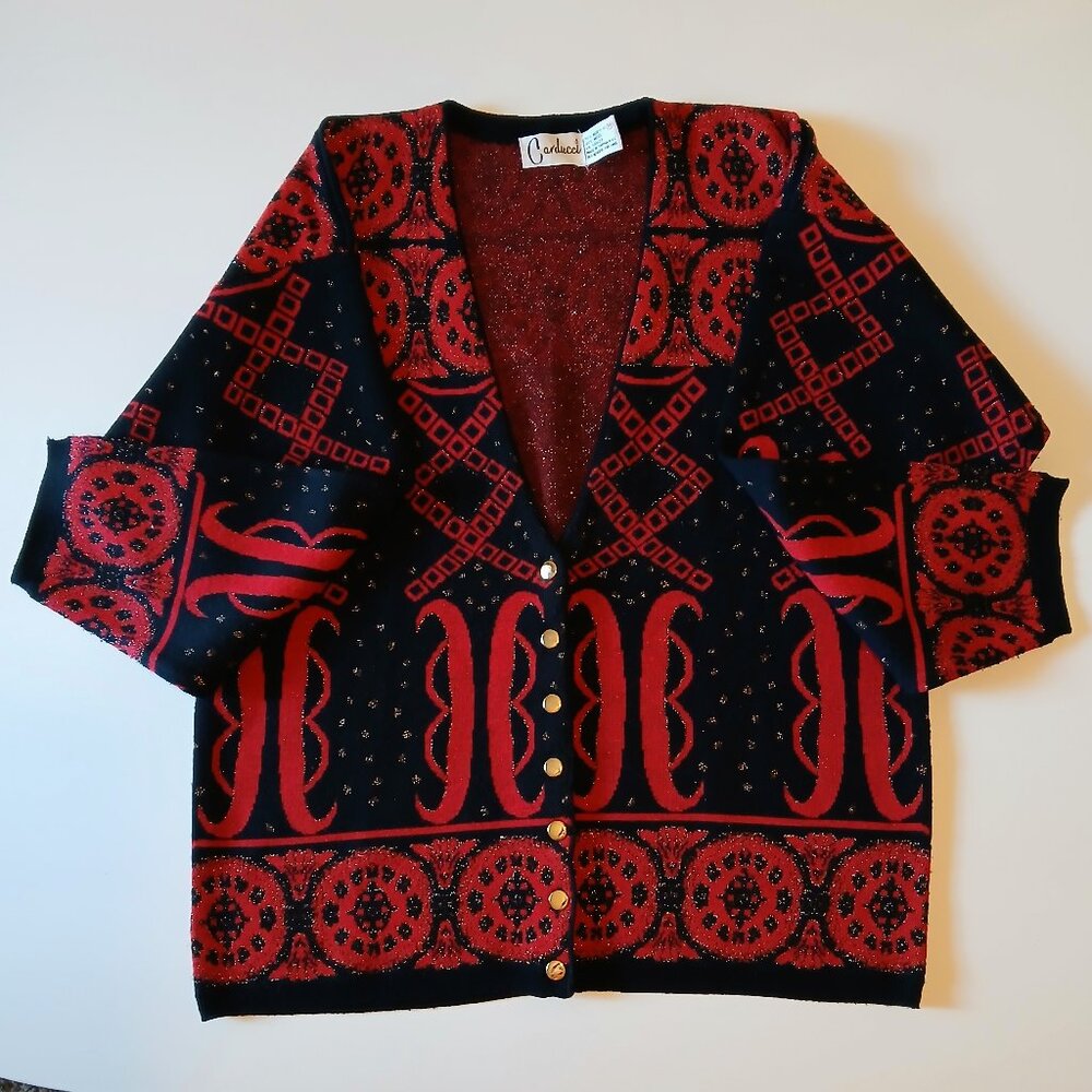 Vintage Carducci Wool Sweater Size Medium EUC